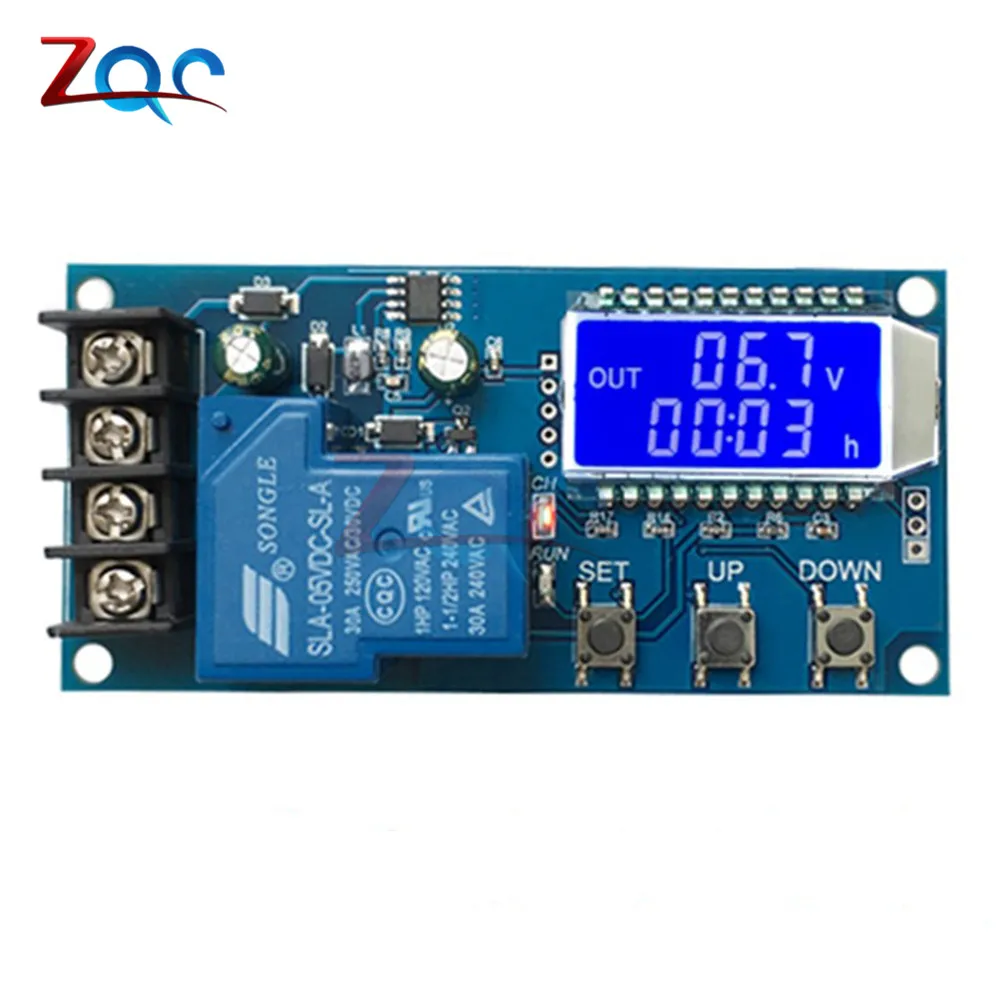 NEW Lithium Battery Charge Controller Protection Board 6-60V 30A LCD Display 