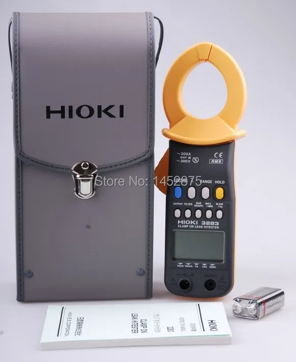 HIOKI 3283 CLAMP ON LEAK HiTESTER 1mA to 200A AC Leakage Current Clamp