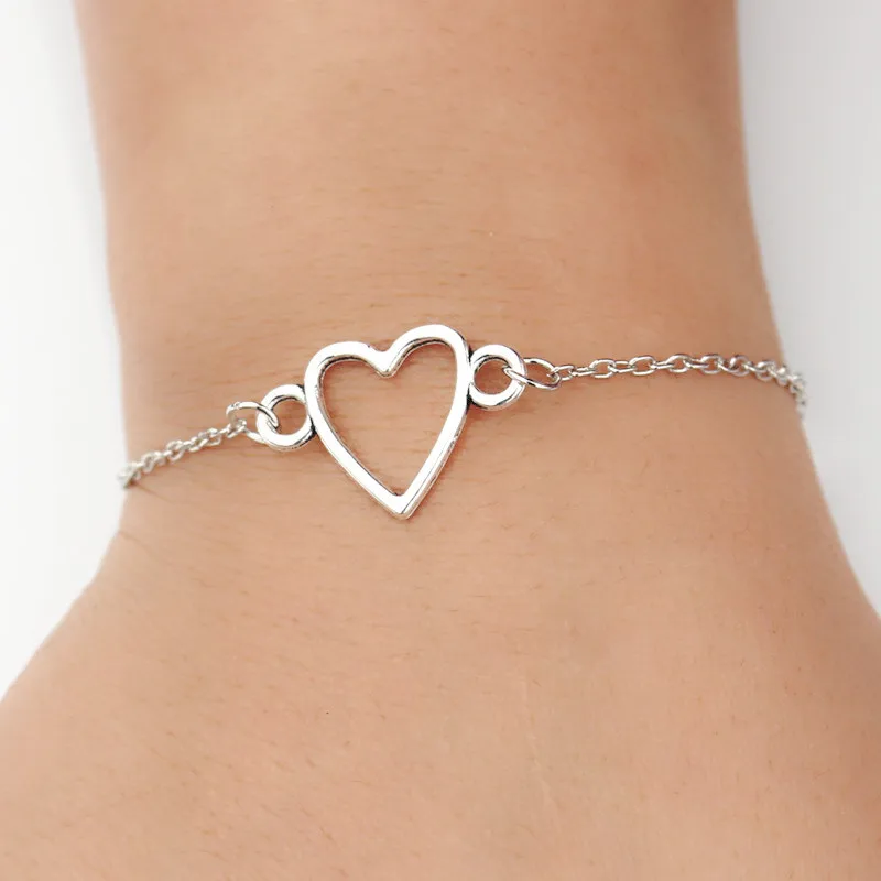 SL178-One-Direction-Charm-Heart-Bracelets-Bangle-Jewelry-pulseras-mujer-Women-Bracelet-European-American-Valentine-s