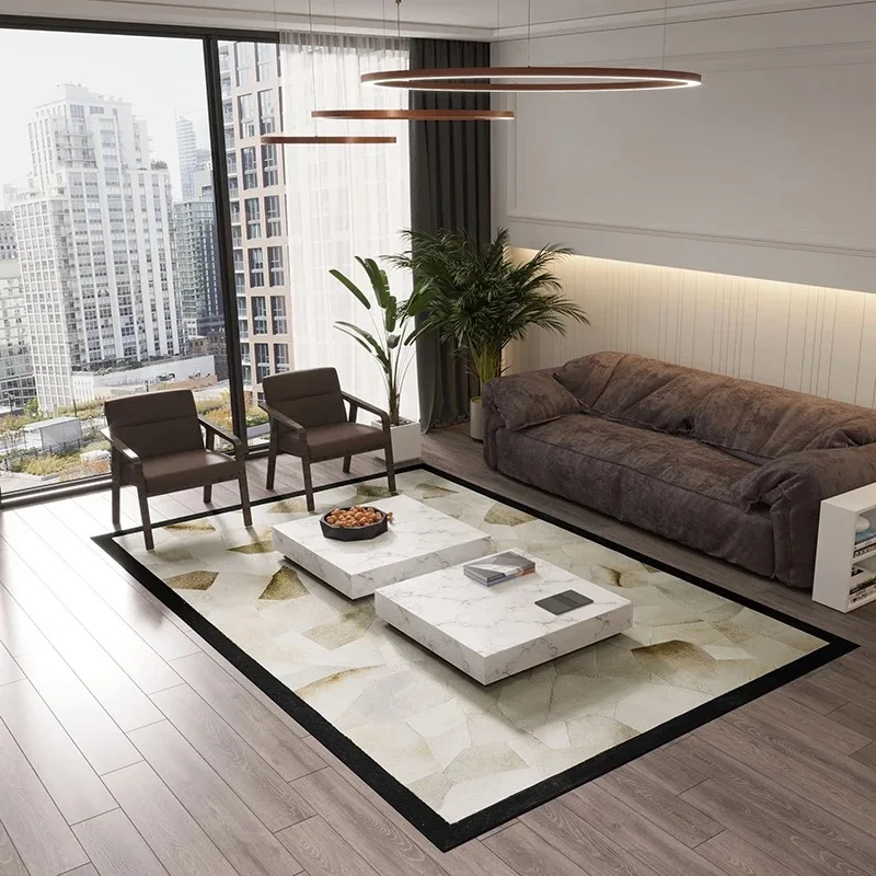 

Cowhide Patchwork Rug Stitching Carpet Gray Cowhide Carpet Cafe Clothing Store Study Rug Customizable