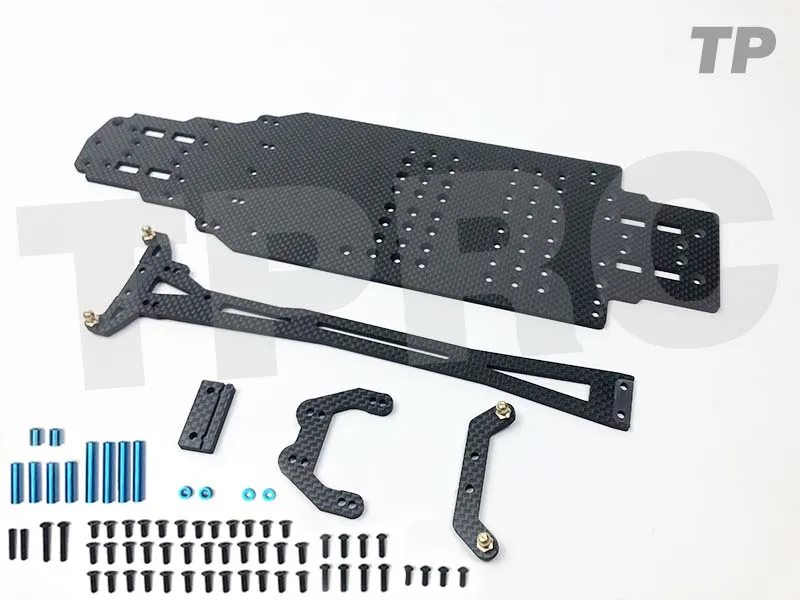 Replacement Carbon Fiber Sponge Tablet Sheet for TAMIYA XV01 RC Car Parts 