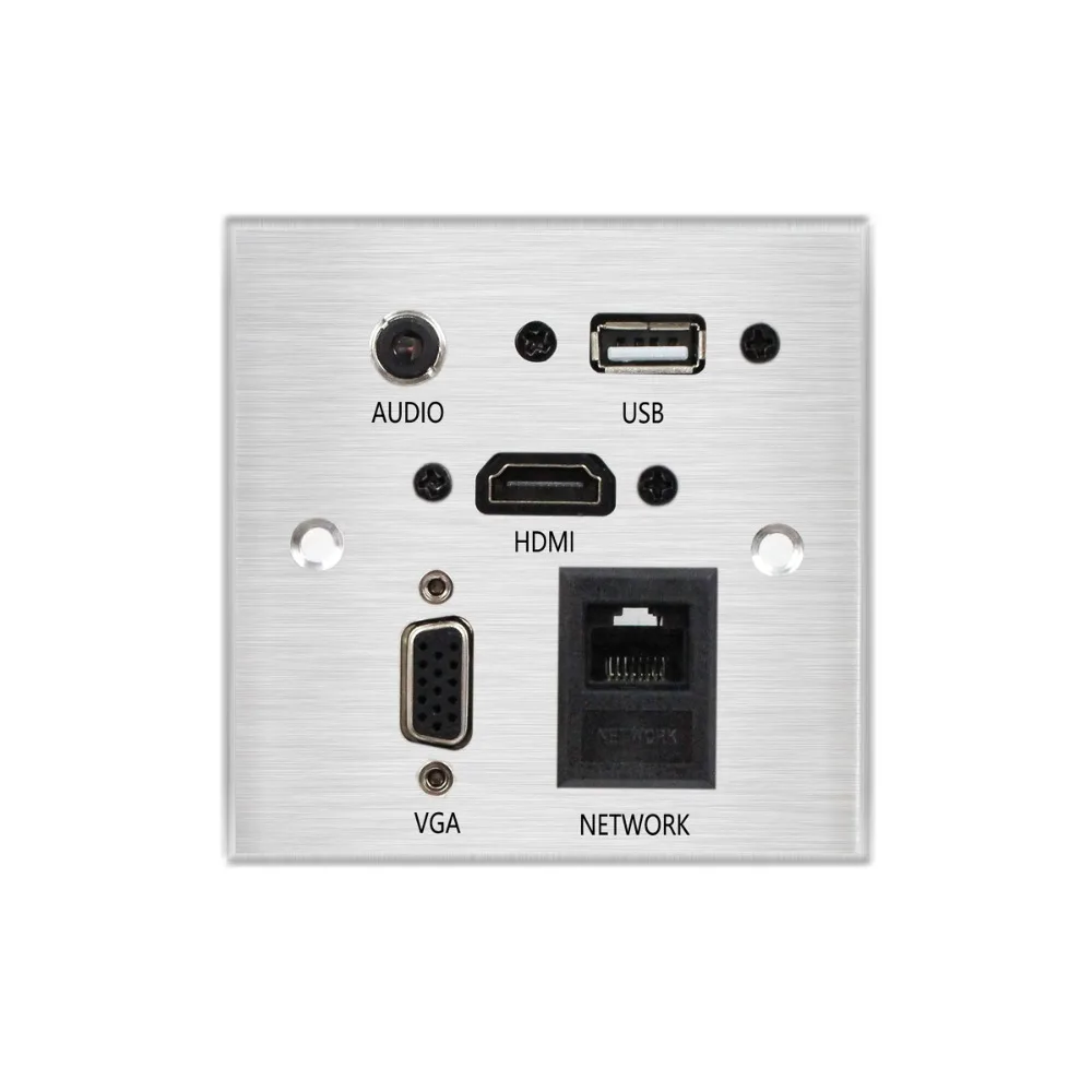 Grommet para o Office Usb e de Rede de Energia de Prata Wiistar Hdmi Desktop Carregador Vga - Image 6