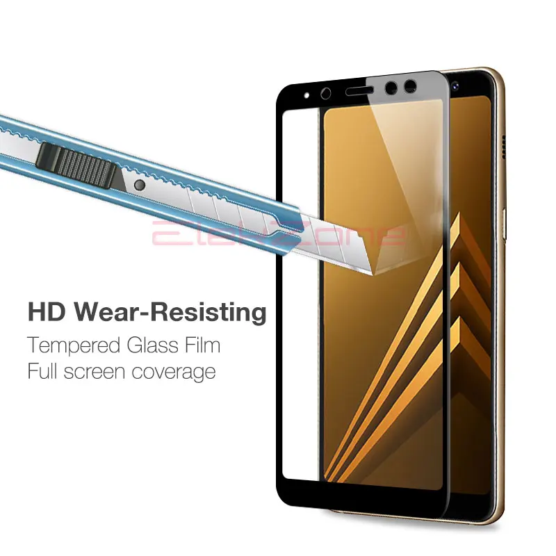Для Samsung Galaxy A5 J3 J5 J7 Pro 2017 для A6 A6plus A8 A8plus J4 J6 2018 защита экрана с полным покрытием