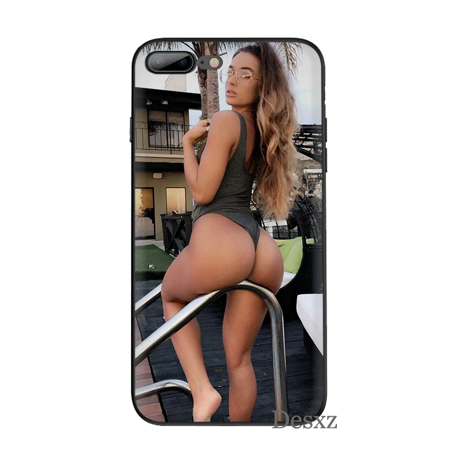 Силиконовый ТПУ чехол для телефона сексуальный корпус девочек Iphone 5 5s SE 6 6s 7 8 Plus X XS