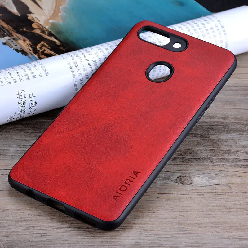 Роскошный винтажный кожаный чехол для OPPO R15 Pro телефона oppo r15 pro в деловом
