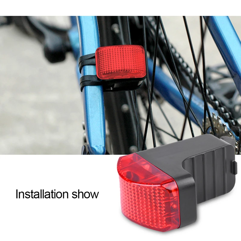 Waterproof Bicycle Tail Light Safety Rear Light With Night