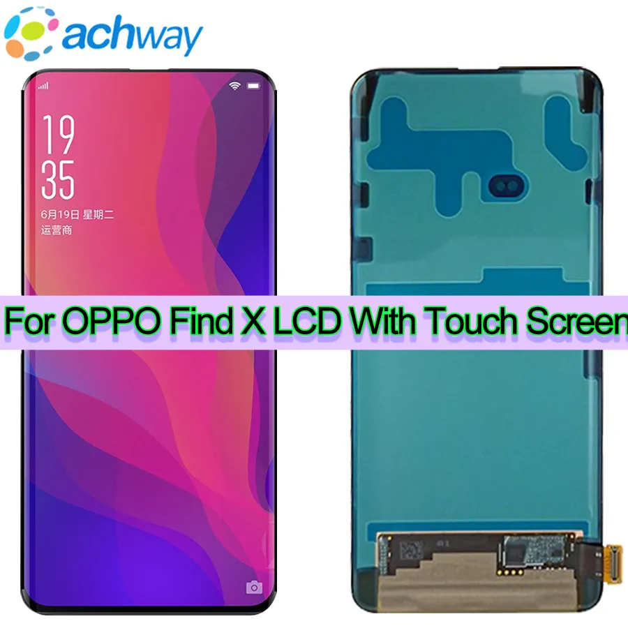 Черный ЖК дисплей 6 42 дюйма OPPO Find X Screen со стандартным дигитайзером в сборе