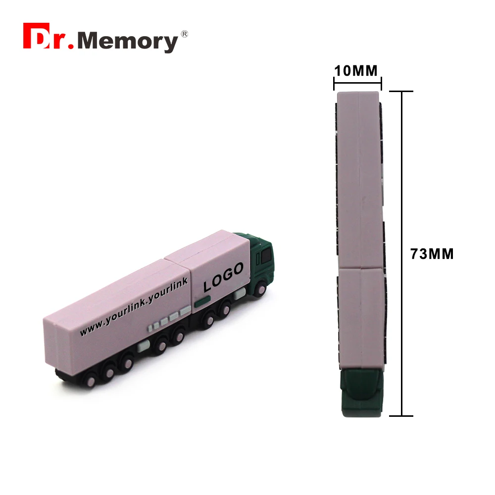 Мультяшный грузовик USB флэш-накопитель 64G логистика грузовая ручка привод 32G 16G 8G 4G карта памяти Usb флэш-накопитель Флешка u-диск подарок