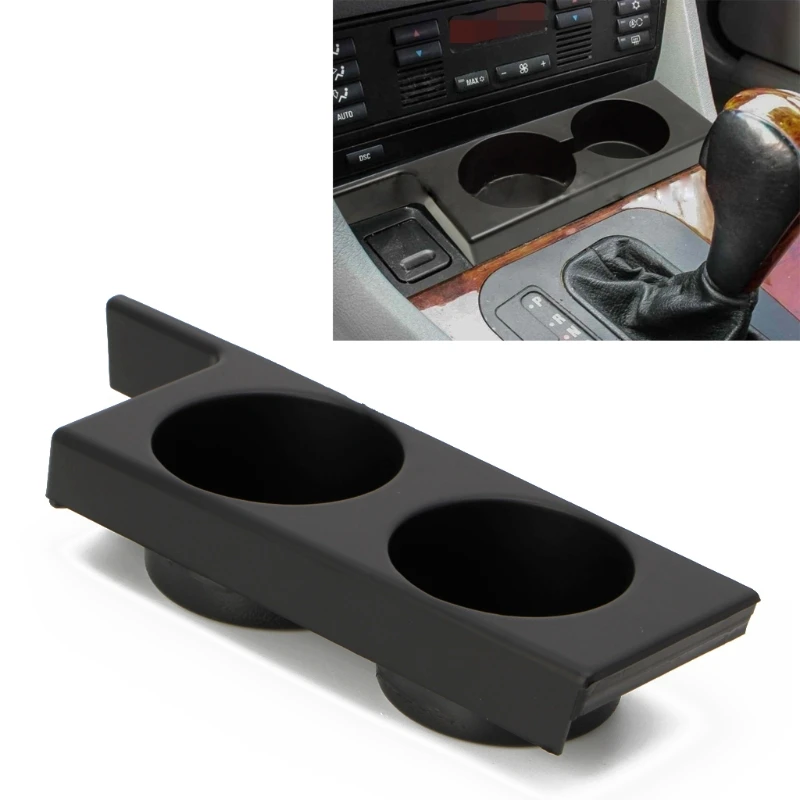 

High Quality New 1 Pc Auto Car Front Double Cup Holder For BMW E39 5 Series 1997-2003 525i 528i 530i 540i M5