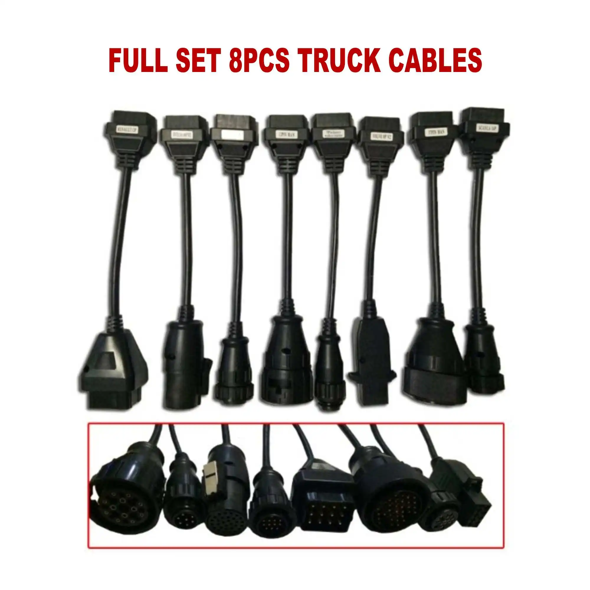 Кабели для грузовиков vd tcs cdp Pro OBD2 delphis VD DS150E CDP Полный комплект кабелей