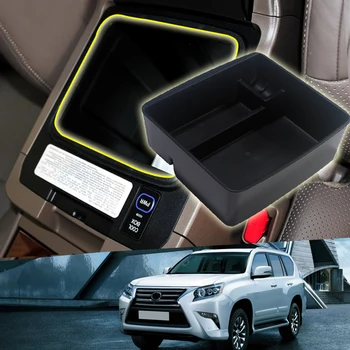 

Central Armrest Storage Glove Box Organizer car accessories For Lexus GX 2010 2011 2012 2013 2014 2015 2016 2017 Car Styling