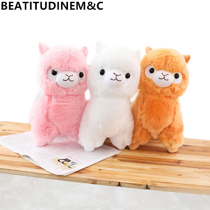 

New Saddle Alpaca Plush Doll Toy Fabric Sheep Soft Stuffed Toy Toys for Children Home Decor Birthday Gift