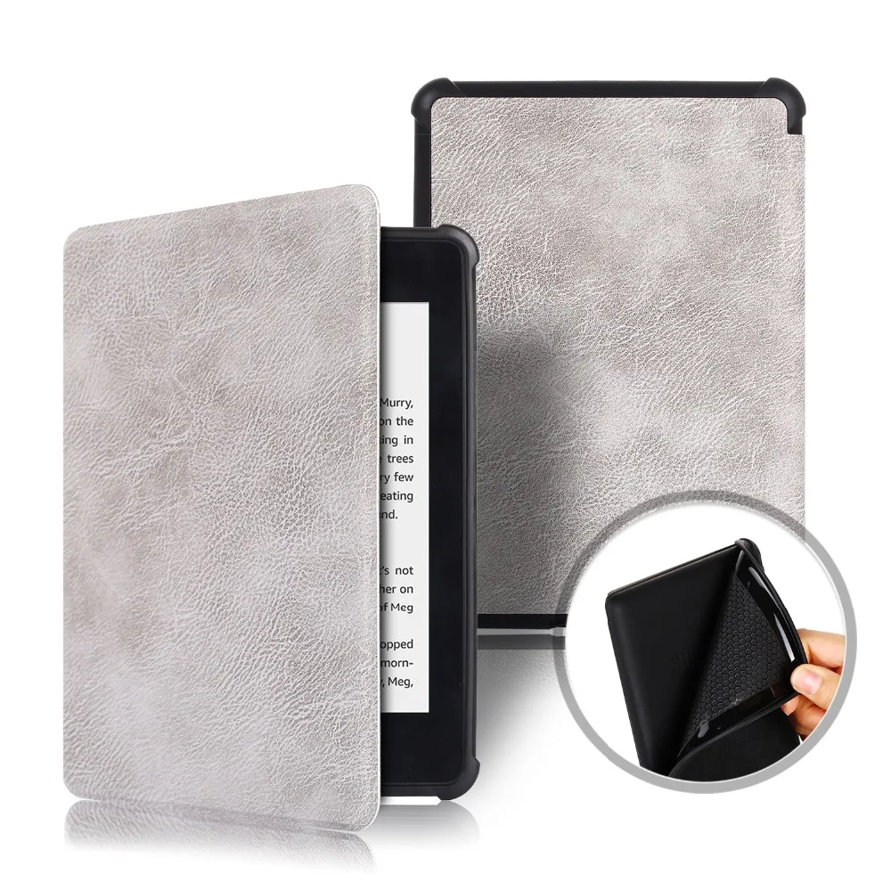 Kindle Paperwhite чехол, Магнитный чехол из искусственной кожи и ТПУ для Amazon, чехол Kindle Paperwhite 4 Чехол Funda