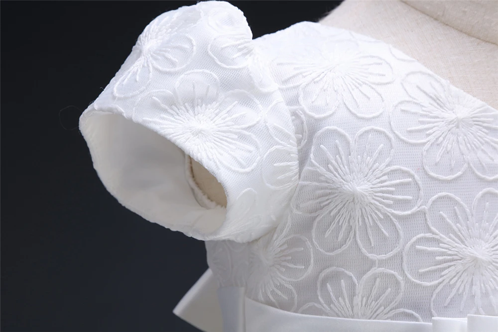White Baby Dresses Girl Newborn 1st Year Birthday Infant Outfit Cute Princess Party Wedding Christening Dress Gown For Baby Girl (8)