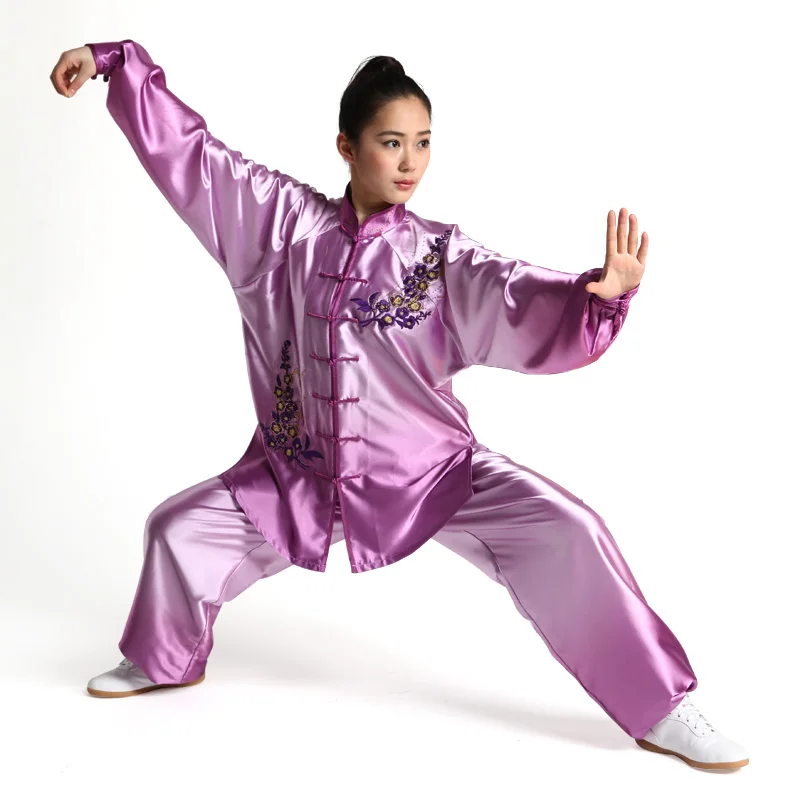 Женская одежда с вышивкой Wushu Tai chi костюм Taijiquan весенняя для кунг фу|kungfu clothing|tai