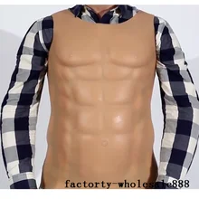 Мускулы силиконовые искусственная грудь мускулы пехлоралис мускулы Косплей Новинка