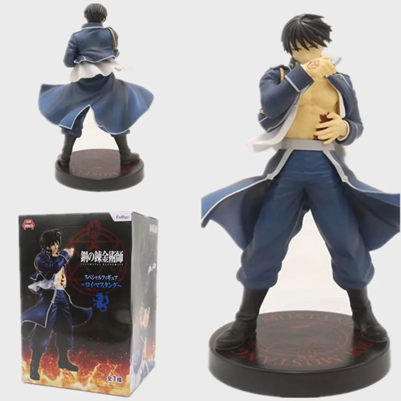 Аниме Стальной алхимик Рой Мустанг фигурка игрушки Roy Mustang DXF ПВХ фигурка коллекция Brinquedos 18 см