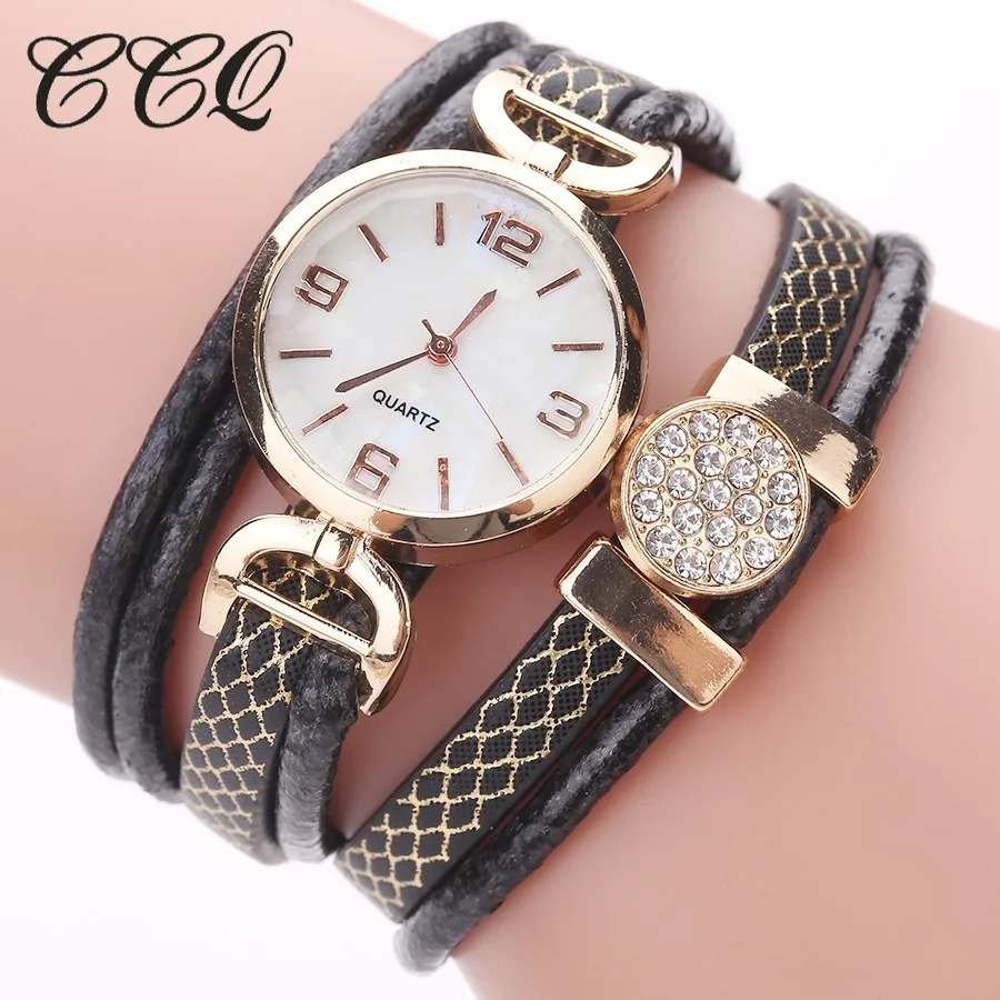 

CCQ Women Watches Casual Fashion Gold Dress Bracelet Watch Ladies Wrist Watch Luxury Vintage Clock Quartz Watch Drop Shipping