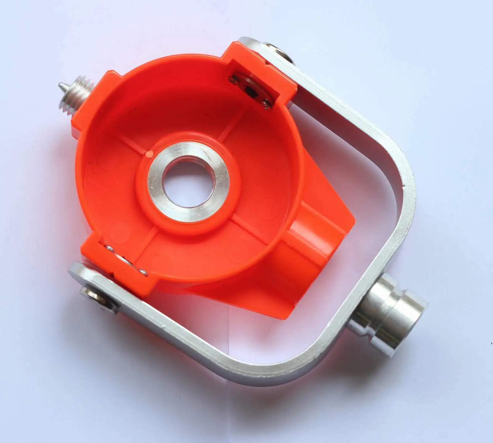 

New Topcon/Sokkia Total Station Single Prism Holder female thread Red color