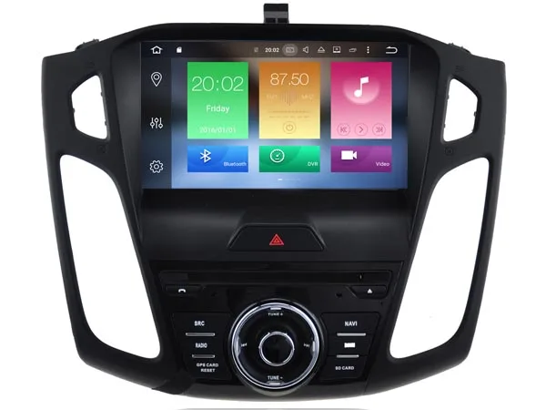 Perfect 9 inch Big Screen 4GB RAM Octa-core Android 9.0 Car DVD Player for 2015-2017 Ford Focus 3 Radio GPS Navigation Auto Audio Video 21