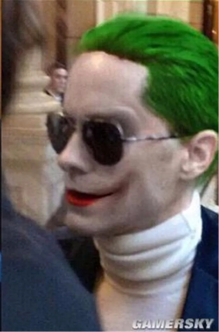 Suicide Squad Batman Joker Jared Leto Cosplay Wig Green Short