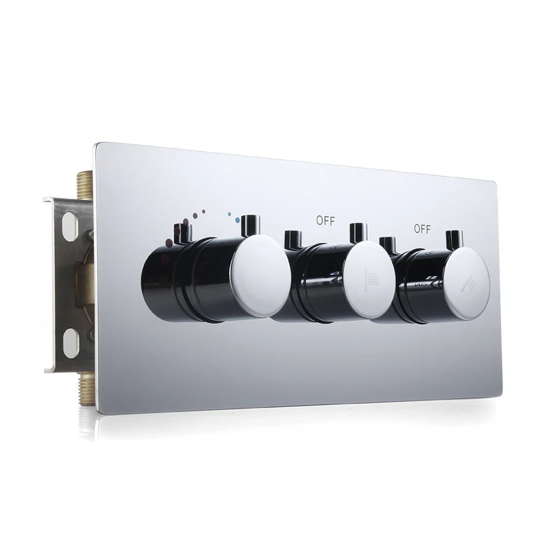 Ceiling Rainfall Shower Set BathroomThermostatic Shower Faucets 50cm Shower Head 304SUS Large Water Flow Valve Shower Mixer Ceiling Rainfall Shower Set BathroomThermostatic Shower Faucets 50cm Shower Head 304SUS Large Water Flow Valve Shower Mixer