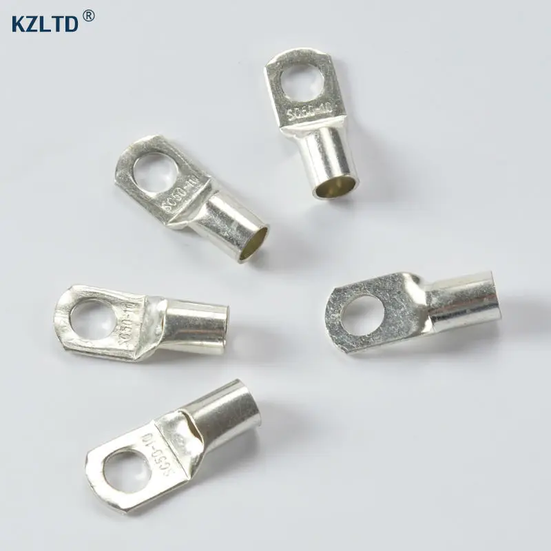 Набор из 50 луженых наконечников для кабеля 70 кв. мм 2/0 AWG M10/ 3/8 дюйма|lug knife gate valve|lug