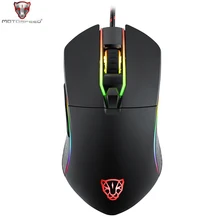 Motospeed V30 ABS 6 Точек на дюйм для изменения профессиональная Проводная игровая мышь USB с светодиодный подсветкой Дисплей геймерская мышь для ноутбука, настольного компьютера