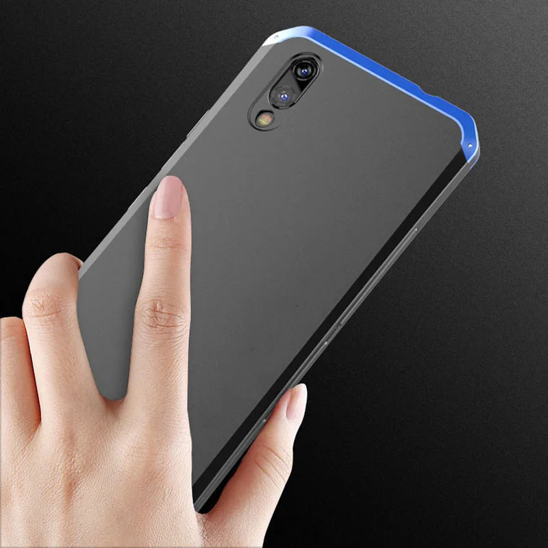 Cases For Vivo Y97 Case Hard Back PC Metal Bumper Business cover Phone Case 6.3'' For Vivo Y 97 VivoY97 V1813A Metal shell