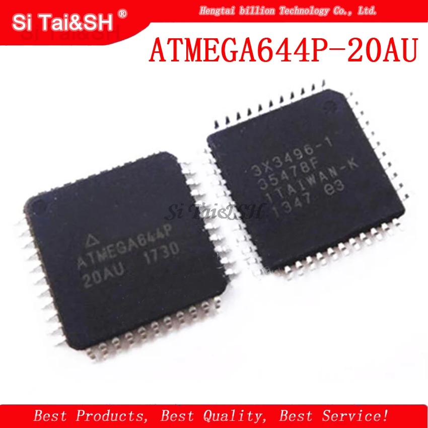 

2pcs/lot ATMEGA644P-20AU ATMEGA644P ATMEGA644 TQFP-44 IC