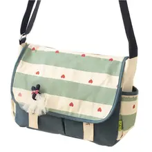 2016 Холст Crossbody Сумки Женщины Сумки Сумка Полосатый Повседневная Высокое Качество Печати Дамы Должны Сумка Бесплатная Доставка