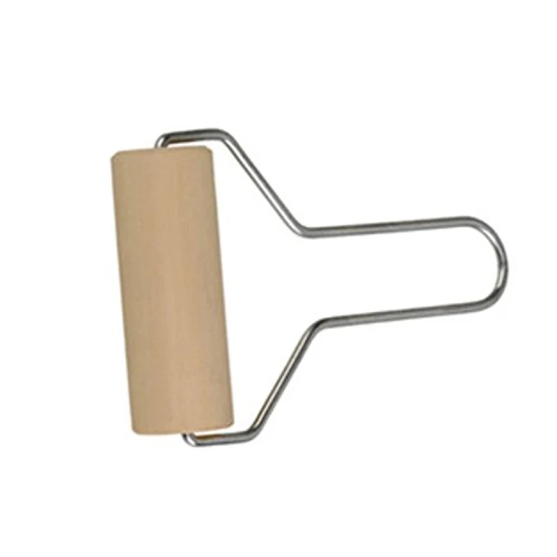 Durable Wooden Roller Rolling Pin for Pottery Polymer Clay Sculpture Modeling & Plasticine Playdough