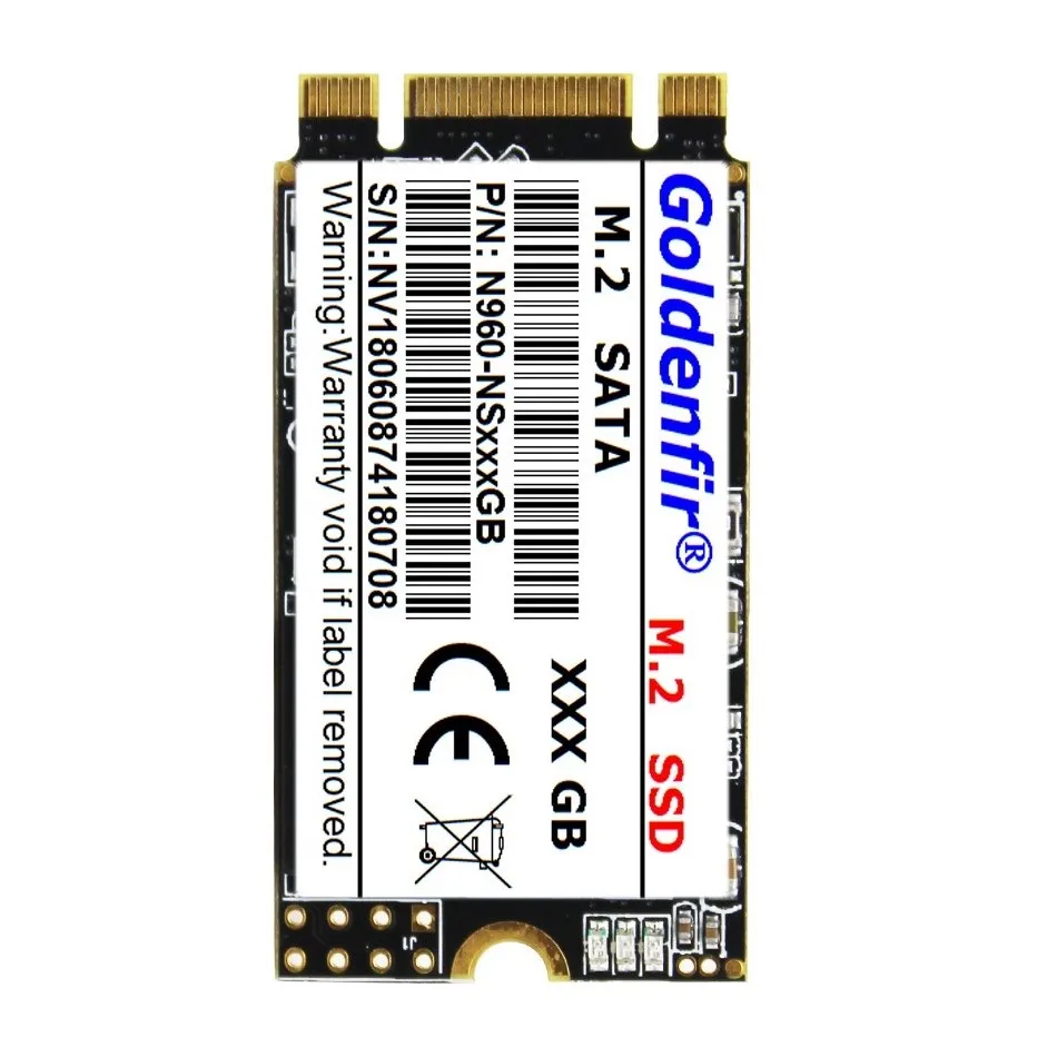 GOLDENFIR M.2 SSD NGFF 22x42 мм твердотельный накопитель не 64 Гб 128 ГБ 256 ГБ SSD для ноутбуков и настольных компьютеров