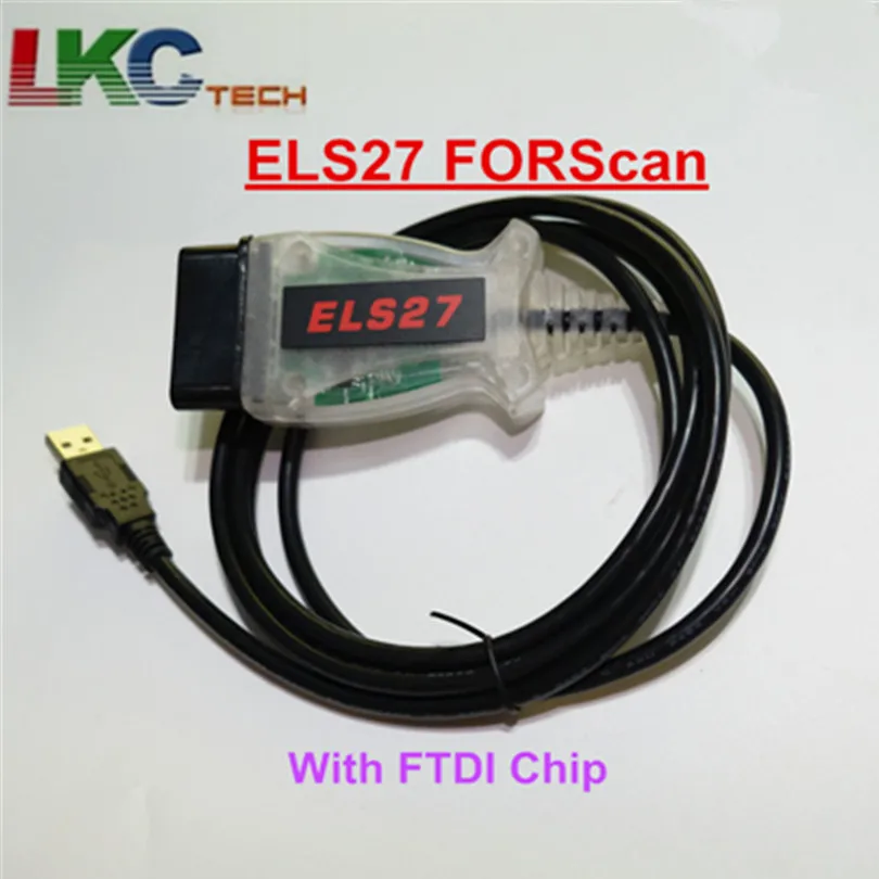 

2019 A+Quality ELS27 FORScan Scanner With FTDI Chip ELS27 OBD2 Code Reader Support ELM327 J2534 USB Diagnostic Cable