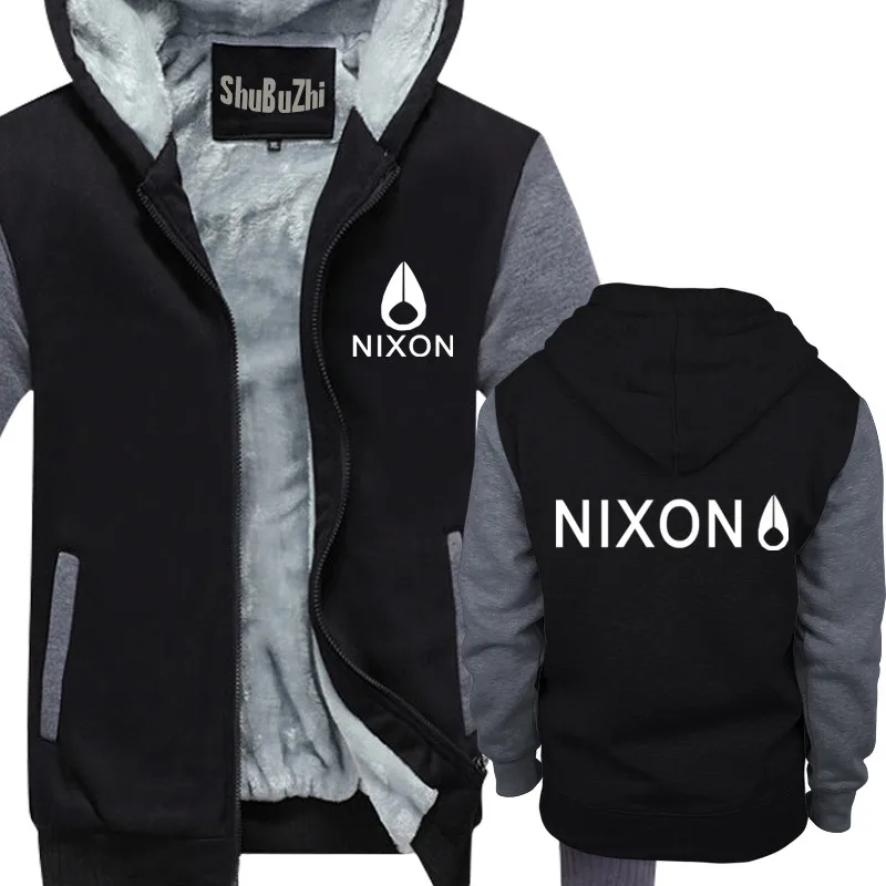 Мужская толстовка с капюшоном Camiseta Nixon черные мужские толстовки толстая флисовая