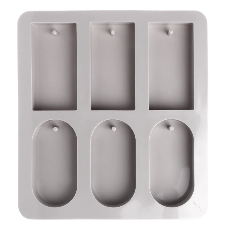 Buy 6 Cavity Round Rectangle Aromatherapy Wax Candle