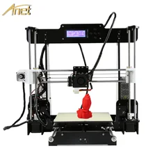Anet A6 A8 A8 Kit de impresora 3d DIY de Precisión de nivelación Automática i3 Reprap impresora 3d filamento impresora 3d con 10 m + 8 GB Tarjeta SD LCD