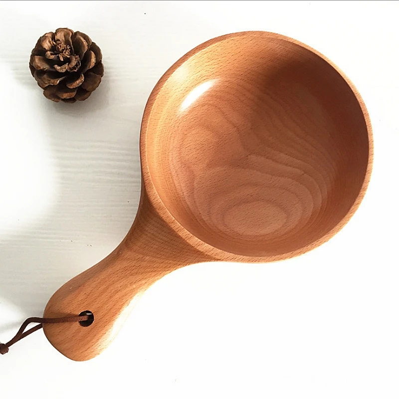 Новая Мебель круглая деревянная посуда корейский стиль бук пояс с салатником другие Кухонные гаджеты