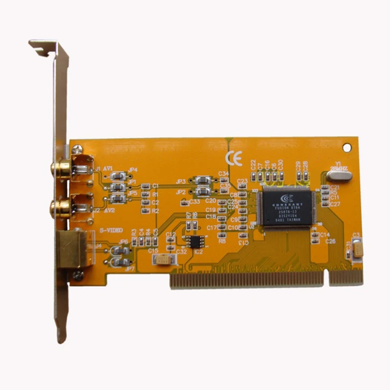 

DIY PC Case Video Capture Card 720*526 2 Channel HD PNP PCI Video Cards with SDK Support Windows 98 XP 7