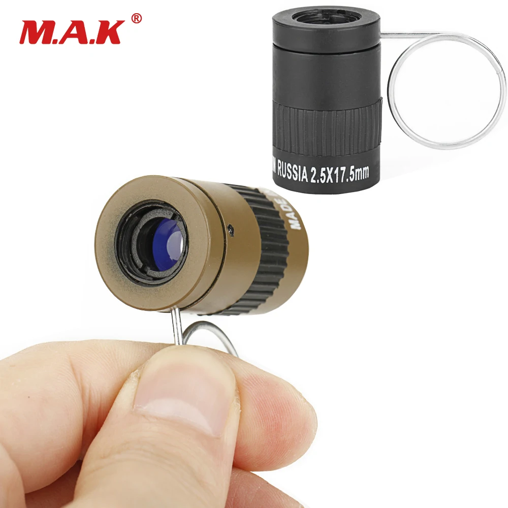 

2.5X Mini Finger Ring Telescope 8/600M Vision 35X22mm Pocket Miniature Monocular Telescope for Watching