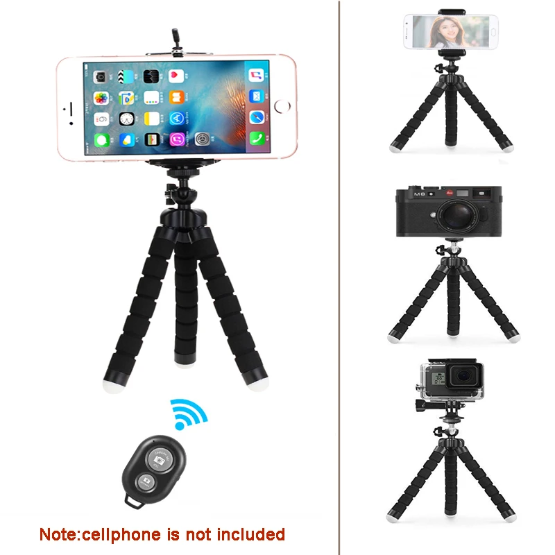 mini-Portable-Flexible-Tripod-and-Phone-Holder-Bracket-Stand-Tripod-Kit-for-iPhone-7-Xiaomi-Samsung-(2)