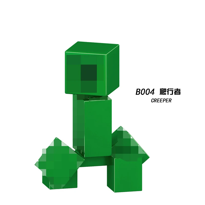 

Minecraft Series Animal Creeper Figures Mi Ni Compatible with Legoings DIY Construction Blocks Minecrafts Legoing Building Brick