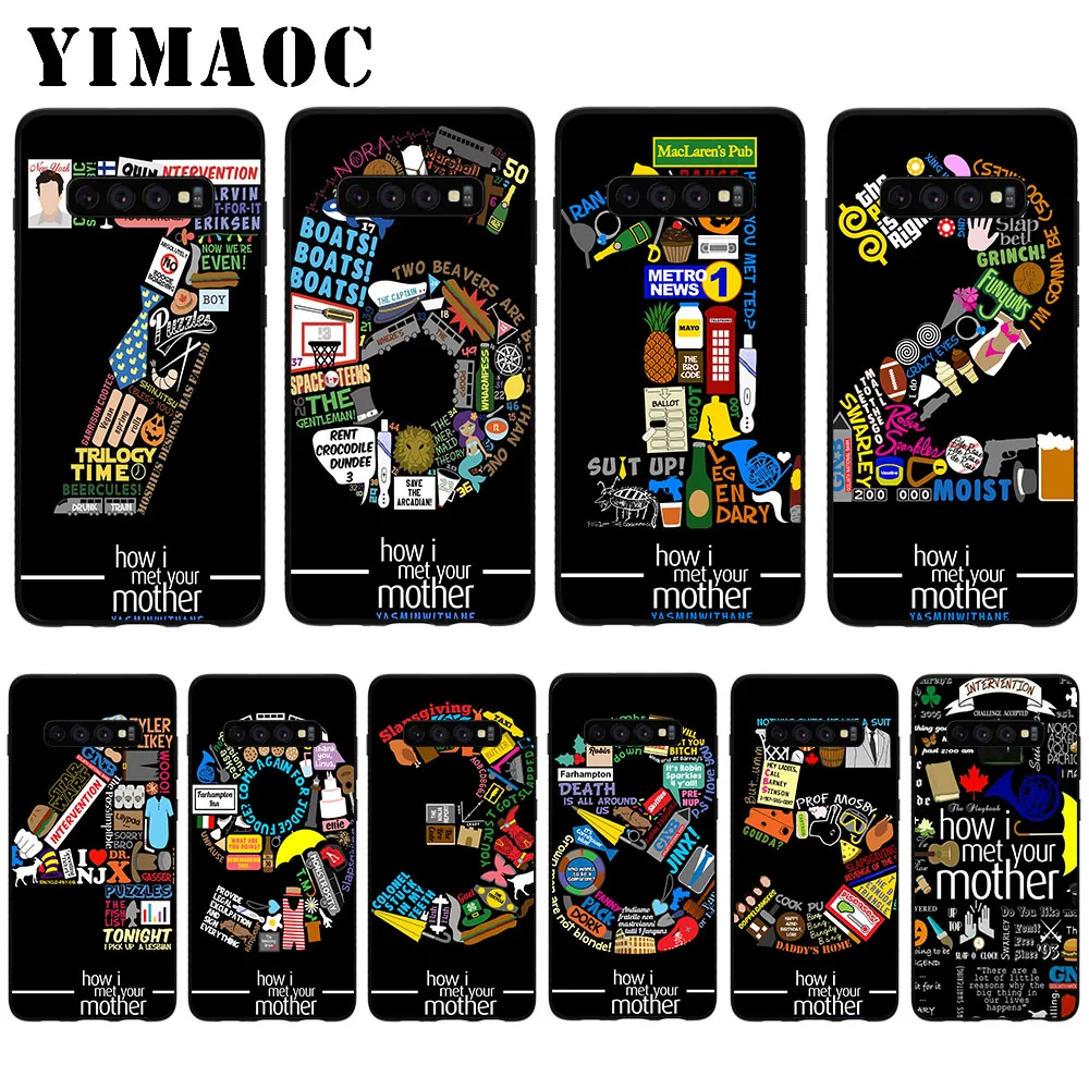 

YIMAOC How I Met Your Mother HIMYM Soft Case for Samsung Galaxy S10 Plus S10e S6 S7 Edge S8 S9 Plus J6 M10 M20 M30
