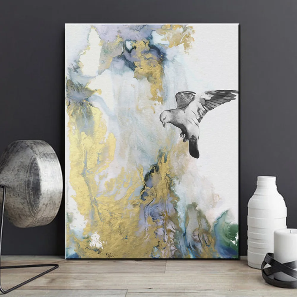 

canvas painting art print birds wall picture canvas and posters picture wall art Painting decoration for living room no frame