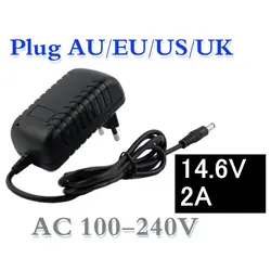 14,6 В Умный интеллектуальный Зарядное устройство 2A для 4S 12,8 В жизни LiFePO4 Батарея пакет EU/US/AU/UK Plug