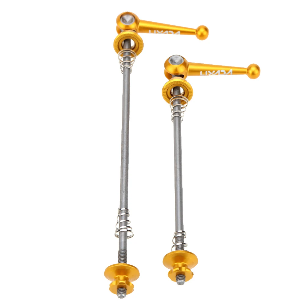 

Lixada 2Pcs Road Bicycle skewers Ultralight Quick Release Titanium Skewers for MTB Road Bike parts
