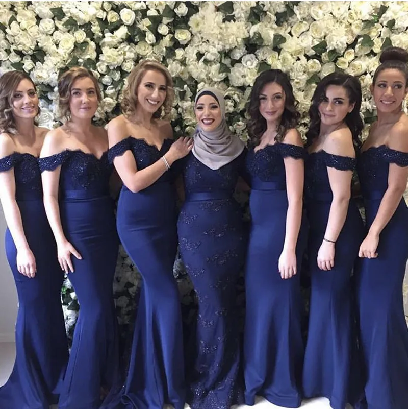 3 Style Royal Blue Lace Mermaid Bridesmaid Gowns Peach Champagne 3 Style Royal Blue Lace Mermaid Bridesmaid Gowns Peach Champagne Silver C Burgundy Pink Crystal Beadedbridesmaid Dresses In From