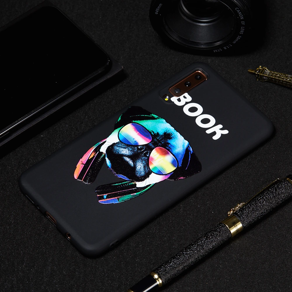 Owl Cartoon Case for Samsung Galaxy A7 2018 A750 Coque Funda Cases for Samsung A7 A9 2018 Animal Pattern Painted Soft TPU Cover (2)