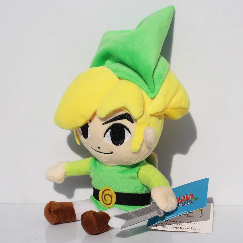 Link Boy Plush Toys Link With Sword Shield Soft Stuffed Doll for Children 20cm