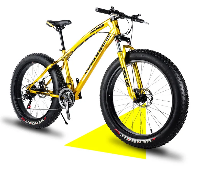 Top 26 Inch 7/21/27speed Cross-country Mountain Bike Aluminum Frame Snow Beach 4.0 Oversized Bicycle Tire Dirt Bikes for Men & Women 18